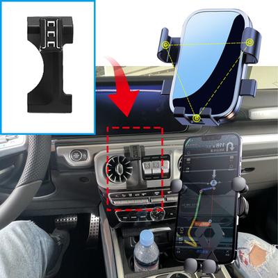 Car Mobile Phone Holder for Mercedes Benz G Class G500 G63 W463 2019~2025 GPS Bracket Navigation Stand Auto Accessories