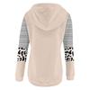 Women's Casual Fashion 2022 Cows Stripes Print Long Sleeve Pullover Hooded Top