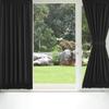 2 Panel French Door Curtains With Rod Pocket Tieback Indoor Sun Blocking Privacy Grommet Curtains Thermal Blackout