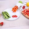 Kitchen gadget Cucumber strip Cutter Stainless steel blade fruit and vegetable divider Carrot cut thick strips