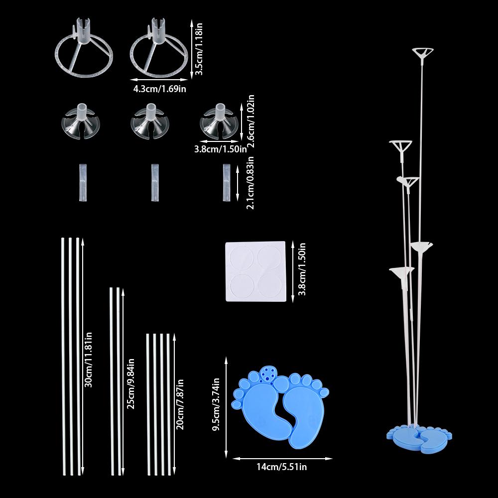 

NEW 1/2set Pink Blue Gender Reveal Balloon Stand Kit Boy or Girl Baby Shower Balloon Support Kids Birthday Party Decoration other