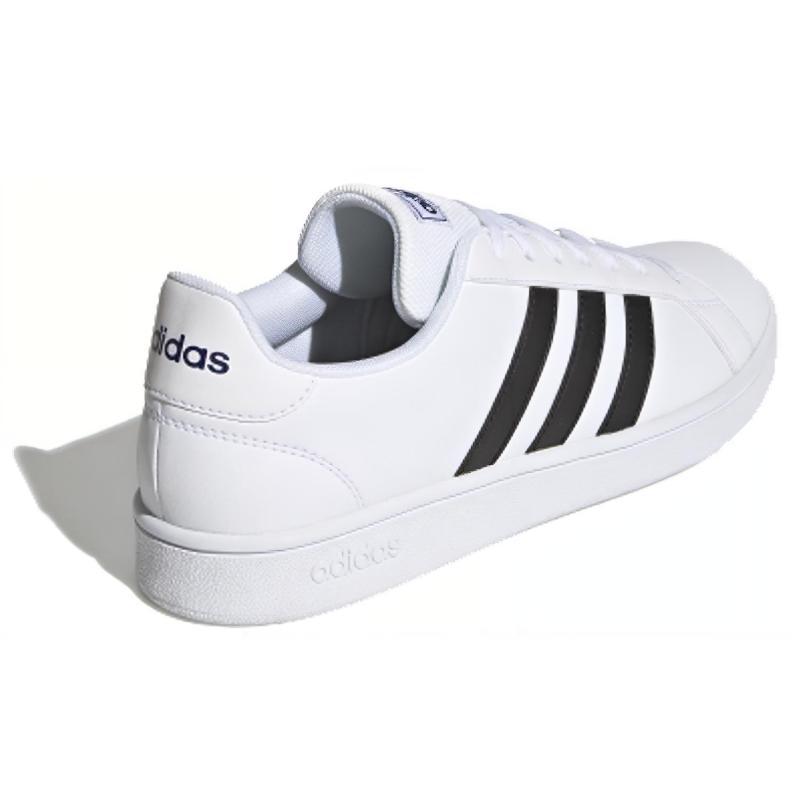 Adidas Grand Court Base 'White Black' Sneakers EE7904