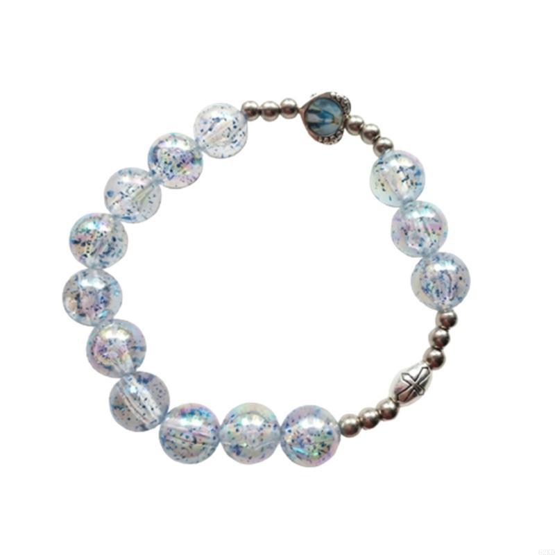 62KD Catholic Finger Chain Vintage Rosary Baptism Rosaries Bracelet for Baptism