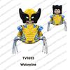Hot building block toys children's mini brick Superhero Joker Two-Face Robin assembly toys party festival collection gifts