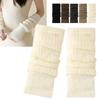Cold Proof Warm Arm Sleeve Knitted Fingerless Gloves False Sleeves Arm Warmer Gloves  Casual Wear