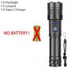 Super XHP120 Powerful Led Flashlight XHP90 High Power Torch Light Rechargeable Tactical Flashlight 18650 Usb Camping Lamp