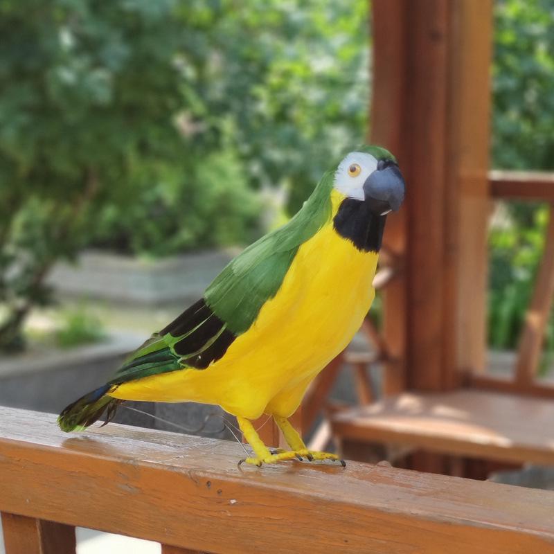 Kleurrijk Papegaaienveer Simulatiemodel - Nep Vogel Speelgoed Ornament Decoratie