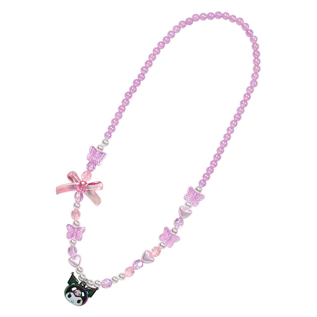 Sanrio Kuromi ABS for Ages 3 and 183636 Necklace, Resin/PS Resin, Children, Up,