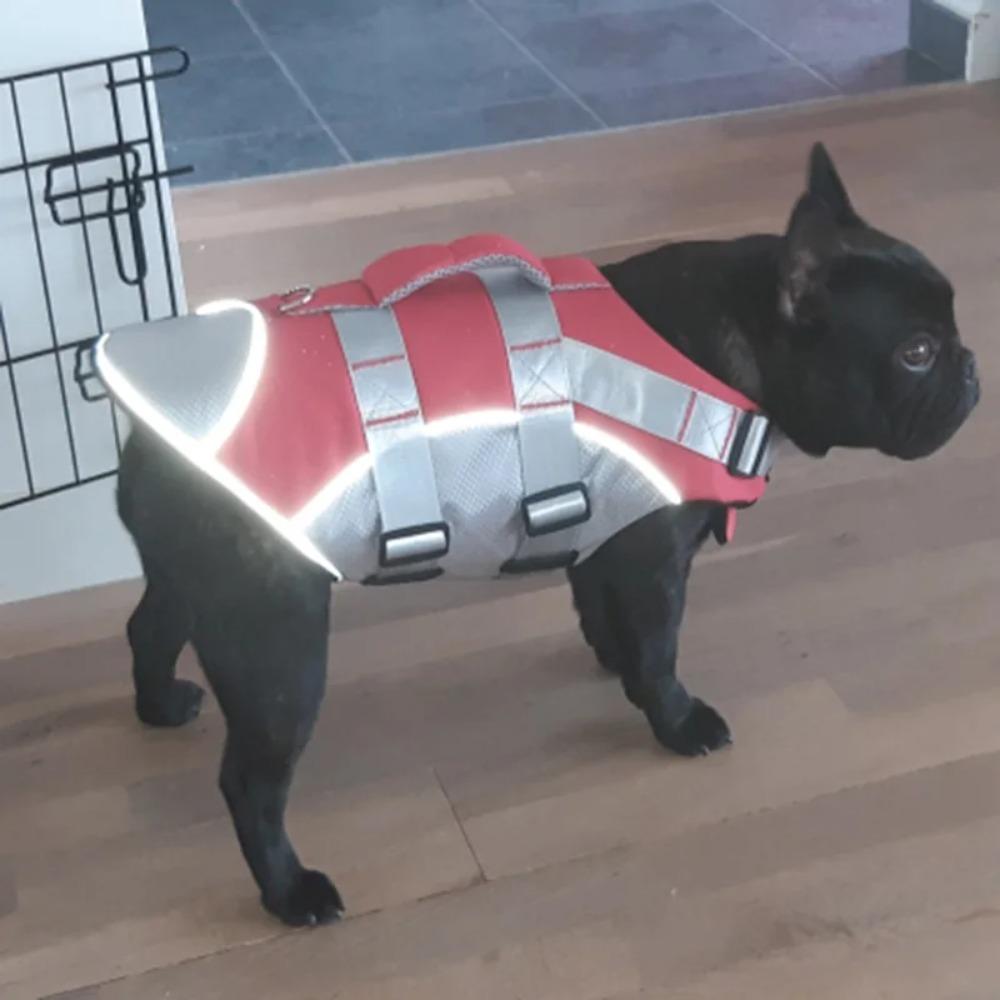 Adjustable Dog Life Jacket Reflective Dog Swimsuit Pet Supplies Pet Safety Vest  Spring/Summer
