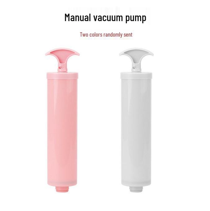 Vacuum Compression Bag for Quilts & Clothes with Air Pump - Moisture-Proof, Antibacterial Storage Seal