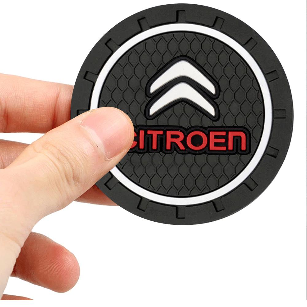 1pc/2pcs Anti Slip Silica Gel Car Cup Holder Coasters Pads Water Cup Pad Accessories For Citroen C4 C3 C5 VTS C2 Saxo Aircross