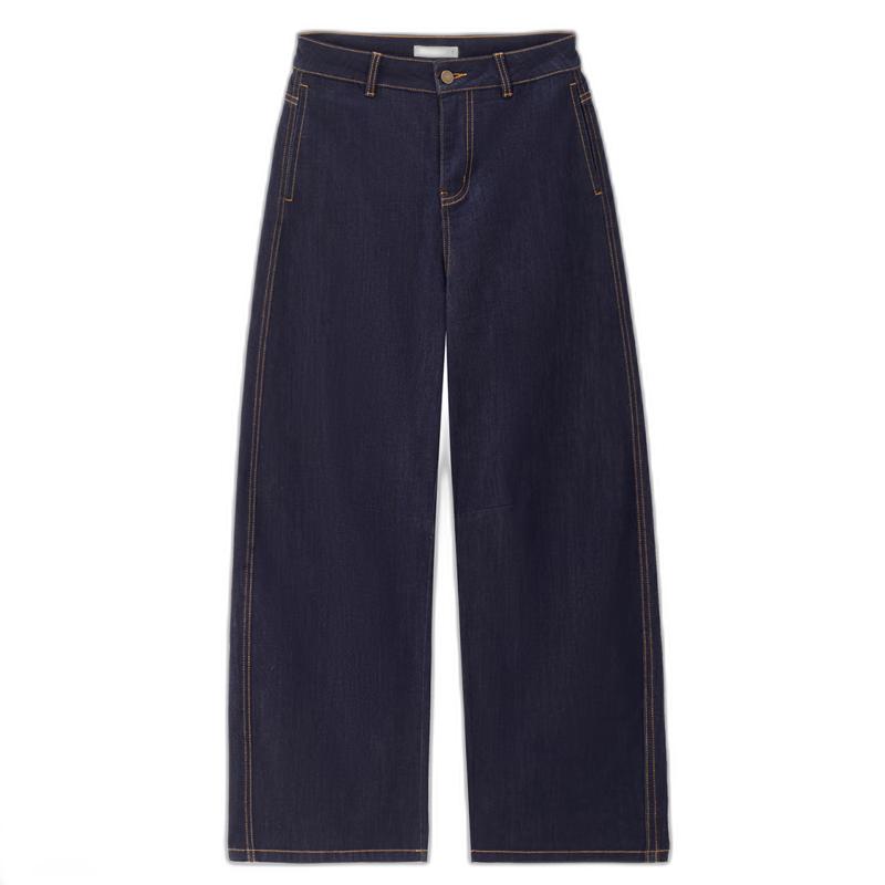 Giordano Women s Designer Washed Wide-Leg Jeans M