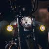 Motorcycle LED Turn Signals Lights Amber Flasher Blinker Lamps Retro Dual-Color Turn Signal Light 12V 10mm Moto Indicator Lamp