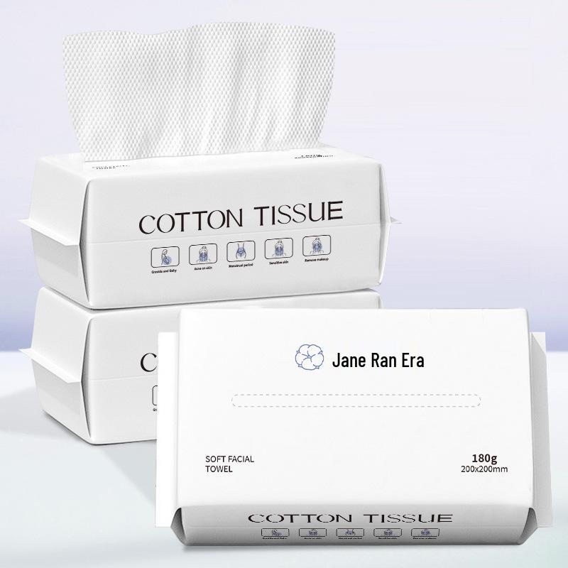 Dicke Baumwoll-Kordelzug-Gesichtstücher – Weiche, Einwegtücher für Salon & Körperpflege