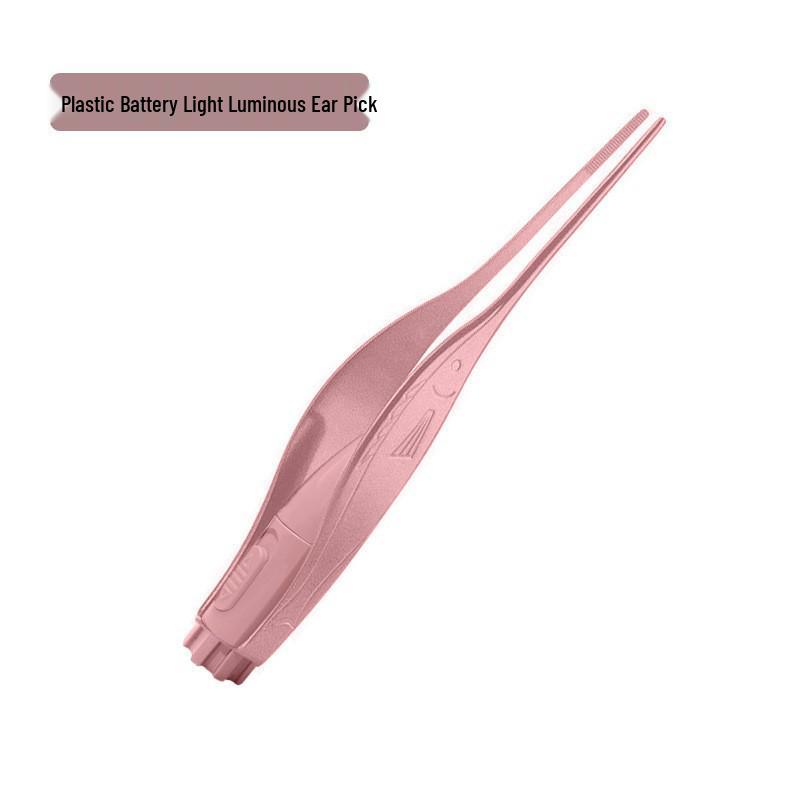 Set Cucchiaio Auricolare Luminoso Ricaricabile per Bambini: Curecchie e Clip Nasale con Luce