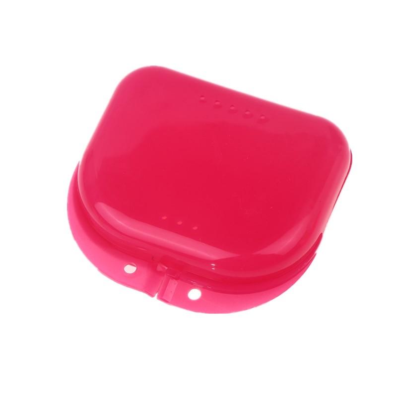 Mouth Guard Container Plastic Oral Hygiene Supplies Tray Dental Appliance Case Oral Tools Denture Storage Box Dental Retainer