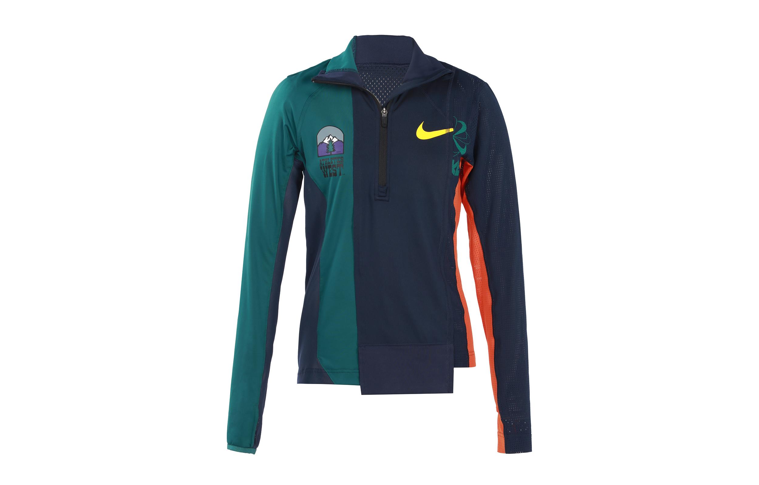 

Nike X Sacai Women s Half Zip Running Jacket Obsidian/Deep Royal Blue CD6308-451 XS