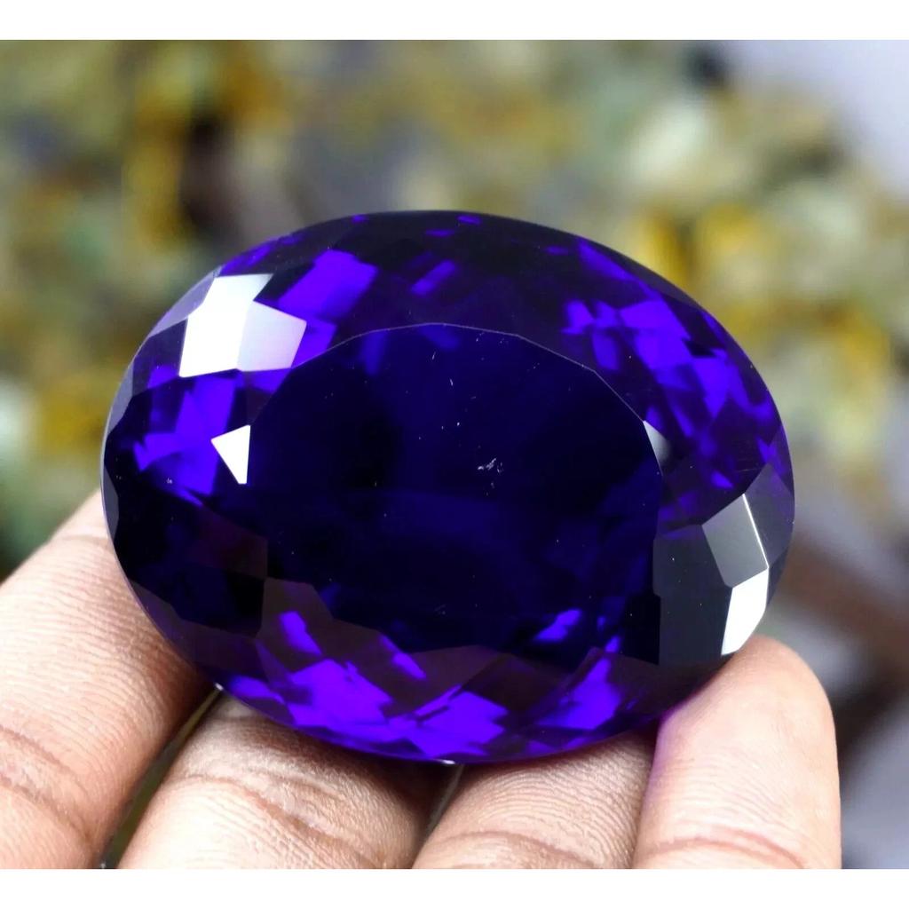 Natural 300 Ct Brazilian Blue Topaz Oval Cut Certified Loose Gemstone
