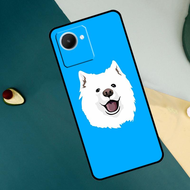 Cartoon Samoyed Dog For Realme 15 14 10 11 12 13 Pro Plus C65 C67 C71 C63 C61 C55 C51 C53 C75 GT6 GT7 Pro Case