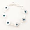 Apatite Gemstone 925 Sterling Silver Gift Jewelry Handmade Bracelet 9" For Gift RB-9-13