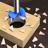 Double Blade Carbides Boring Tool Rapid Wood Drilling Solution With Accuracy Ground Teeth For Smooth Operations