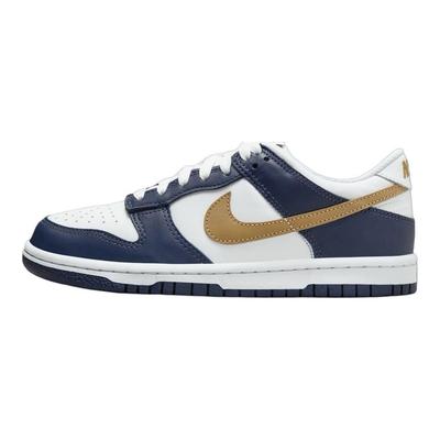 Dunk Low GS Midnight Navy Wheat Kinder-Sneakers Blau Weiß FB9109-111