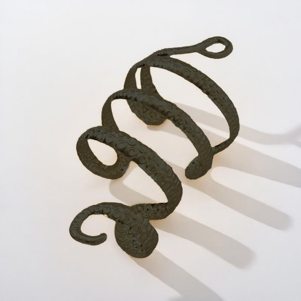 

Личность Преувеличенное Змеевидное Кольцо на Открытую Руку Панк Хип-Хоп Стиль Ретро Полое Женское Кольцо на Руку На Каждый День Вечеринка чёрный