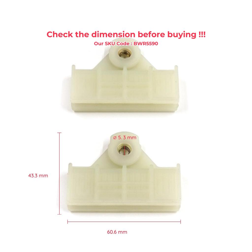 EWR5590 Rear Window Regulator Glass Runner Holder Clips for Hyundai Tucson MK2 IX35 LM Elantra MK4 HD Kia Sportage MK3 SL