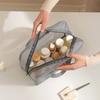 Large Capacity Mesh Cosmetic Bag Bow Travel Bathing Kit Portable Toiletry Storage Bag Summer