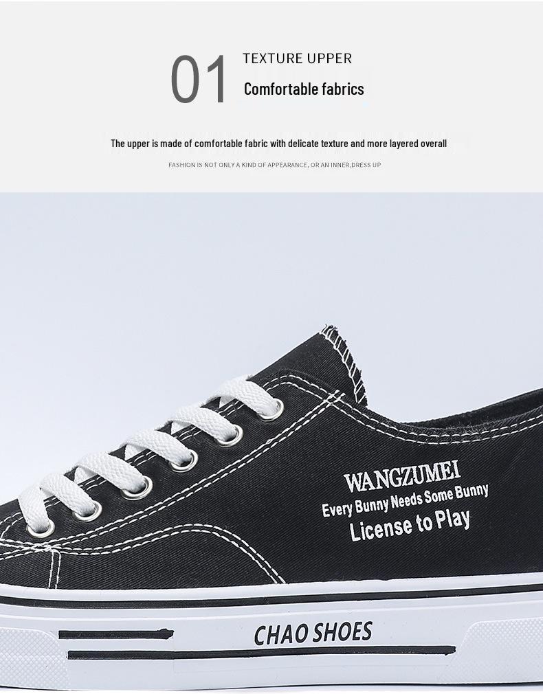 2025 Lato Męskie Buty Płócienne, Oddychające w Stylu Hongkońskim, Modna Casualowa Moda dla Studentów