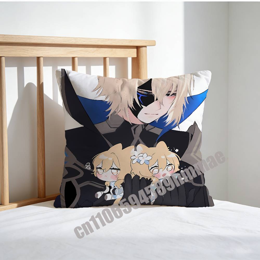 For Dainsleif Genshin Impact Throw Pillow Case Sham 45X45Cm 40X40Cm Square Car Pillowcase Pad Cushion Cover