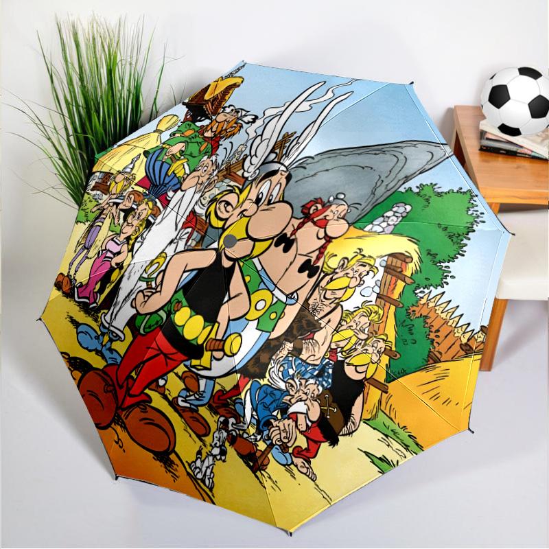 Asterix Friends Umbrella 8-Frame for Travel, Camping, Casual Lightweight Portable Umbrella, Essential for Every Family Holidays Gift