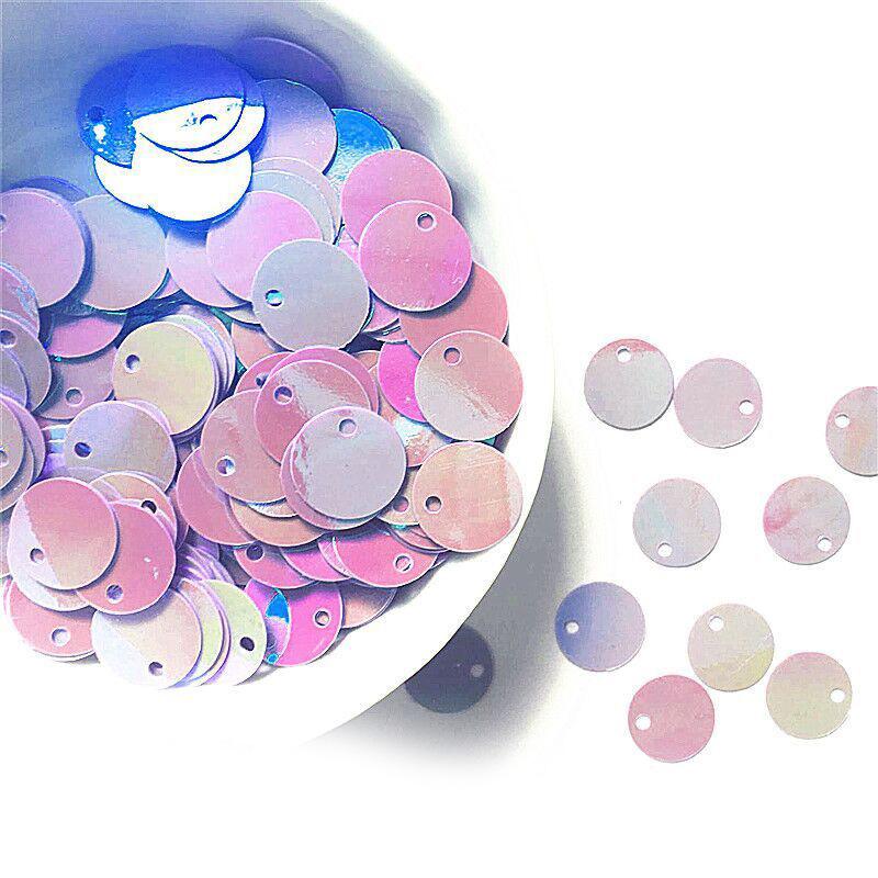 Paillettes in PVC da Fabbrica 6mm-65mm Rotonde Perlate Accessori per la Lavorazione di Abbigliamento Realizzati in Plastica