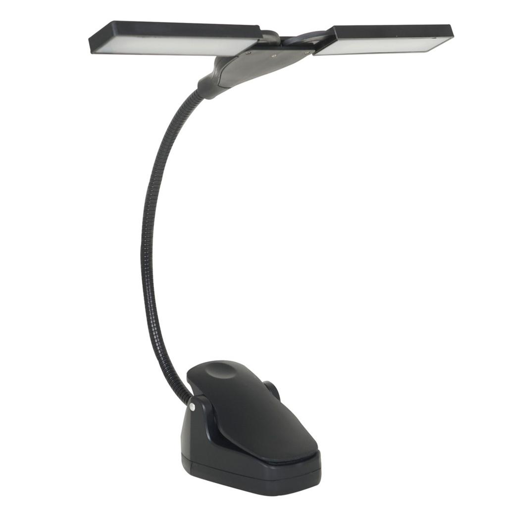 Music Stand Light, Clip On LED Book Lights, USB Rechargeable and Battery Operated, Reading Lamp In Bed, for Piano Player
