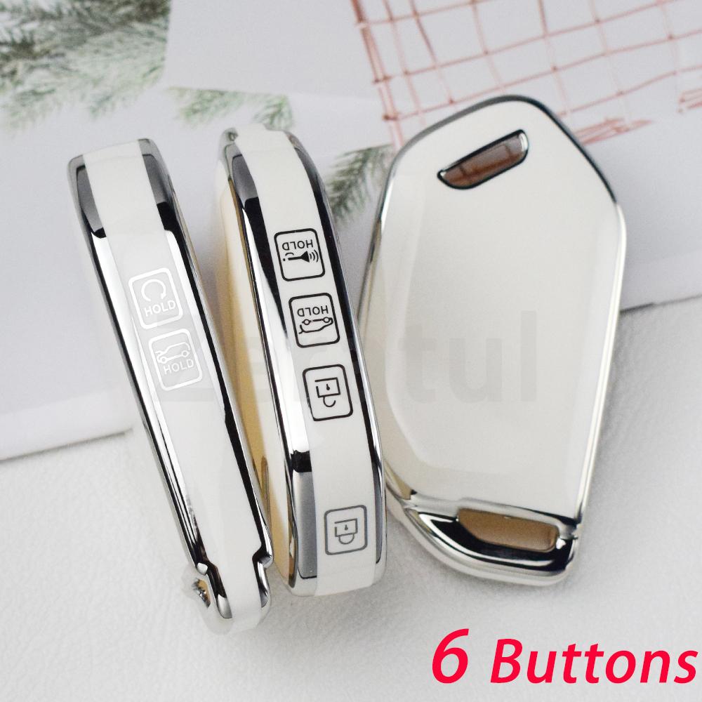 For Kia Picanto Sorento Mq4 Carnival Ka4 Morning K5 Carens Tpu Car Key Case Cover Auto Shell Fob Holder Bag Accessories