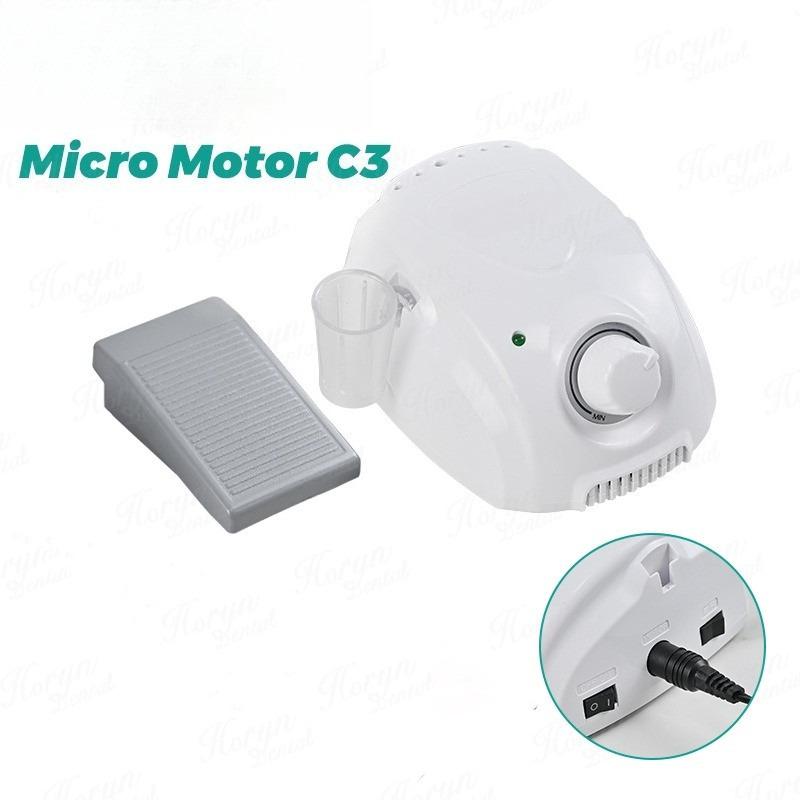65W Dental Micro Motor Portable Micromotor Dental Polishing Machine Lab Equipment Dentist Nail Drills Tools