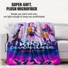 K-Pop Huntrix&Saja Boys Stage-style Blanket Hot Anime Soft Warm Flannel Throw Fan Gift for Living Room Sofa Bed Cover Camping