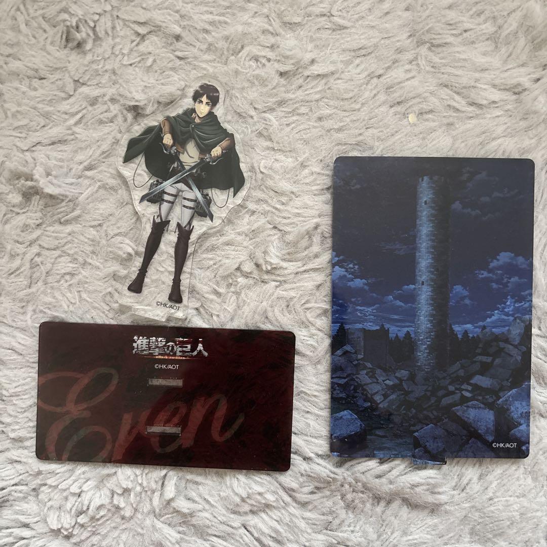 

[USED] Attack on Titan: Tower of Collapse Acrylic Stand with Background - Eren