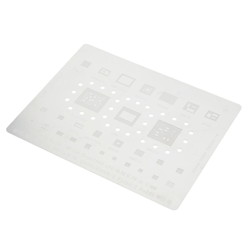 BGA Reballing Stencil Accurate Positioning Fast Tin Planting CPU Reballing Template for S21 S21+ S21 Ultra Series
