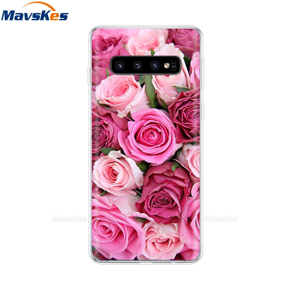La più recente custodia stampata in TPU per Samsung Galaxy S10 S10 + Coperture del telefono per Samsung S10 Plus S10e Custodie Cover posteriore Paraurti Fundas Coque