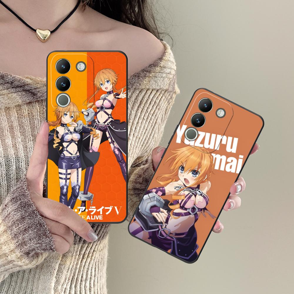Date a Live Yamai Kaguya Matte Mobile Phone Case for VIVO V60 V50 V40 V30 V29 V27 V25 V23 Pro Lite 5G Colorful Printing Cover