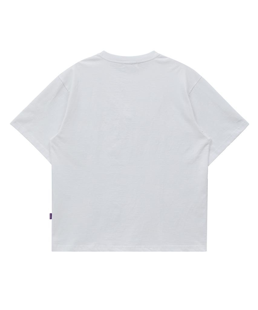 HOODHOOD Alien Stamp Oversized Short Sleeve T-Shirt White