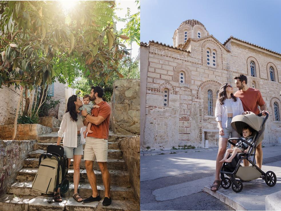 Espiro Else lekki i zwrotny wózek spacerowy 14 indyvidual olive