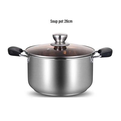 304 Stainless Steel Induction Cooktop Stockpot