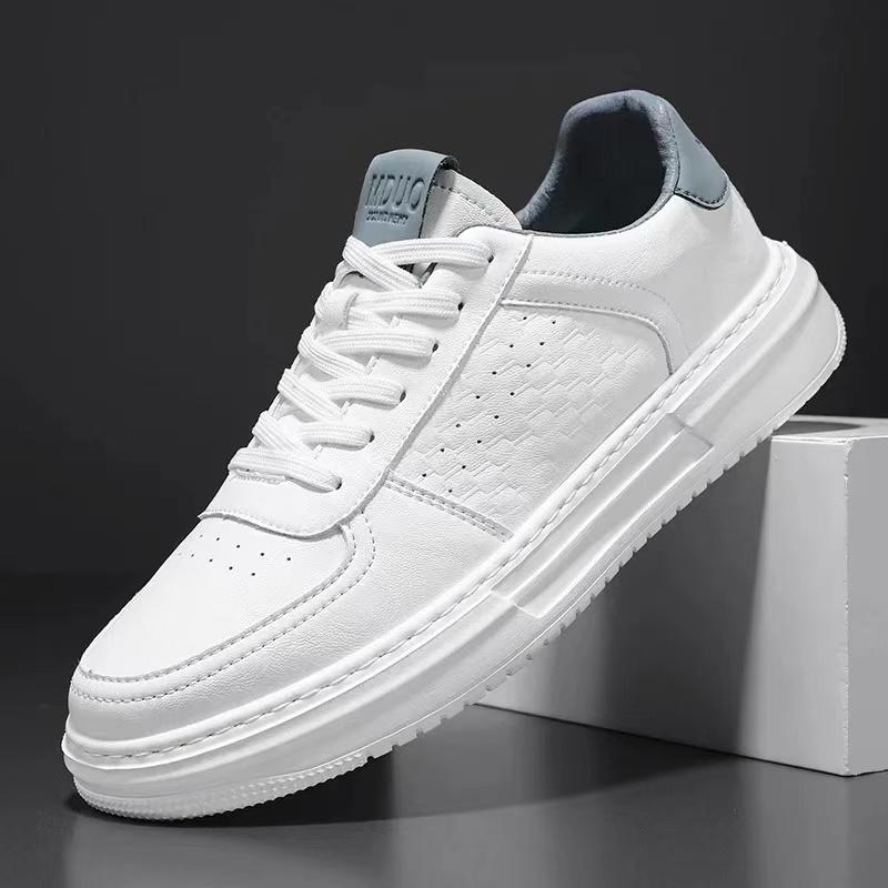 Fashion Men's White Sports Shoes Breathable Casual Sneakers Man 2024 Autumn New Vulcanized Shoe Male Walking Flat Footwear Spor Ayakkabı