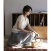 Summer Sweet Literary Xiaoqing Doll Collar Knitted Short-sleeved T-shirt Top Shirt