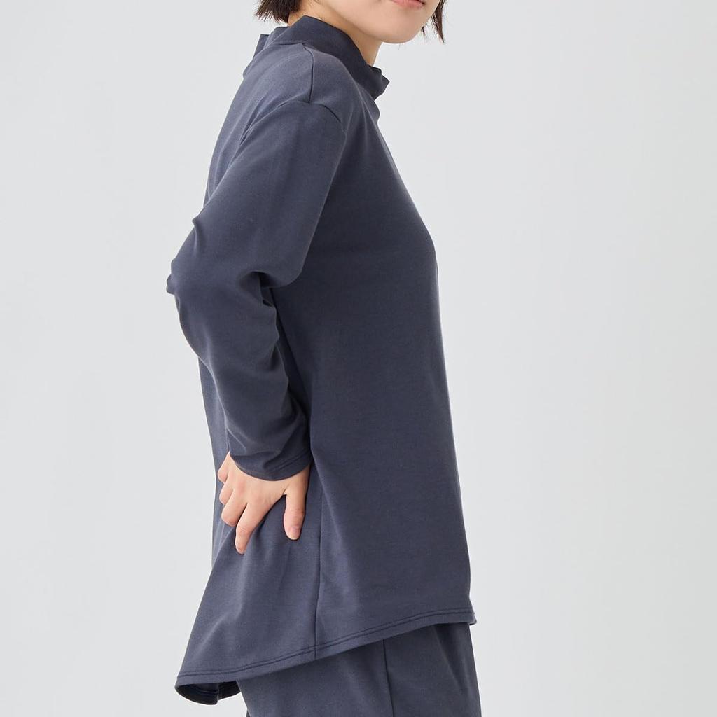 Venex Comfort Touch High Neck Long Sleeve Recovery Navy One 8671 Women's Shirt, (05), Size,