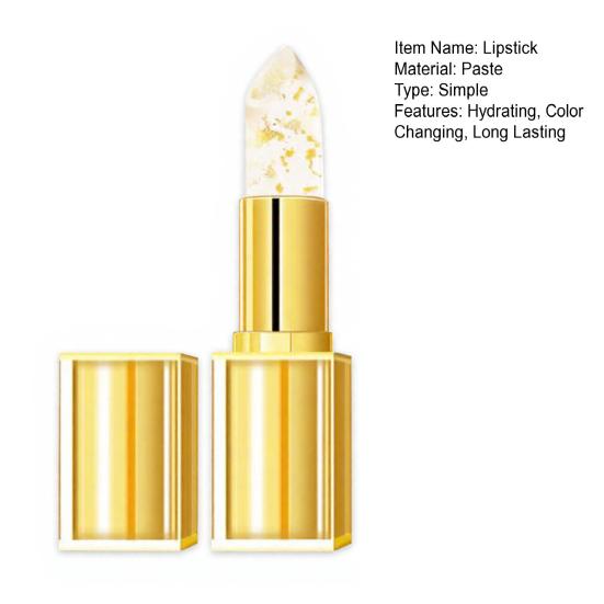 1/2/3Pcs 3.5G Transferproof Color Changing Moisturizing Deep Nourishment Lipstick Hydrating Long Lasting Waterproof Glossy Clear Women