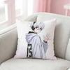 B-Blue Anime Lock Pillow Case For Sofa Living Room Home Office Decor Protective Cover