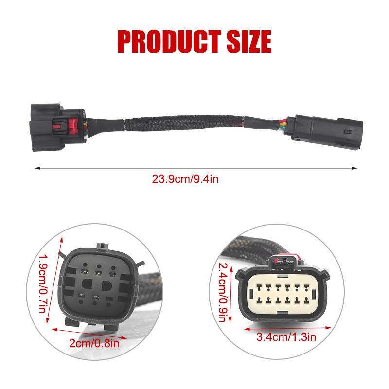 Auto Halogen To Led Taillight Wire Harness Adapter For Dodge Ram 2500 & 3500 Models –2024 Halogen Tail Light Car Accessories